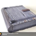Laser Cut Book Box, Plywood CNC Files (svg, pdf, cdr)