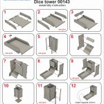Folding Dice Tower Laser Cut Files: SVG, PDF, CDR (Digital Product) - Image 10