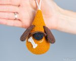 Crochet patterns dog gnomes, Crochet animals pattern, Crochet keychains pattern, Crochet gnome keychain pattern, Crochet dog mom gift - Image 8