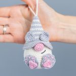 Crochet animals pattern, Cat crochet pattern, Crochet keychain pattern, Crochet patterns cat gnome, Amigurumi cat crochet keychain decor - Image 5