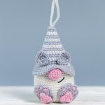 Crochet animals pattern, Cat crochet pattern, Crochet keychain pattern, Crochet patterns cat gnome, Amigurumi cat crochet keychain decor - Image 9