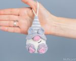 Crochet animals pattern, Cat crochet pattern, Crochet keychain pattern, Crochet patterns cat gnome, Amigurumi cat crochet keychain decor - Image 10