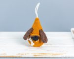 Crochet patterns dog gnome, Crochet animals pattern, Crochet keychain pattern, Crochet gnome keychain pattern, Crochet dog mom gift - Image 5