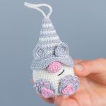 Crochet animals pattern, Cat crochet pattern, Crochet keychain pattern, Crochet patterns cat gnome, Amigurumi cat crochet keychain decor - Image 8