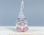 Crochet animals pattern, Cat crochet pattern, Crochet keychain pattern, Crochet patterns cat gnome, Amigurumi cat crochet keychain decor - Image 7