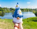 Crochet pattern Plushie gnome, Crochet pillow pattern, Big Crochet Plush gnome pattern, Crochet flower gnome amigurumi pattern as home decor - Image 4