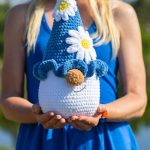 Crochet patterns bundle Four Plushie gnomes, Crochet pillow pattern, Big Crochet Plush gnome pattern, Crochet flower gnome amigurumi pattern - Image 4