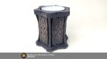 Laser Cut Candle Holder with Celtic Knot Design (SVG, PDF, CDR)