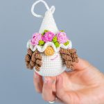 Crochet patterns bundle gnomes groom and bride, Crochet wedding decor pattern, Crochet keychains pattern, Crochet wedding ornaments - Image 5