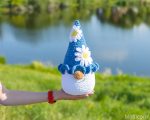 Crochet pattern Plushie gnome, Crochet pillow pattern, Big Crochet Plush gnome pattern, Crochet flower gnome amigurumi pattern as home decor - Image 10