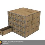 Laser Cut Organizer Files, CNC Drawer Plans (Digital Product)