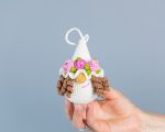 Crochet patterns gnomes groom and bride, Crochet wedding decor pattern, Crochet keychains pattern, Crochet wedding ornaments. Crochet flower - Image 5