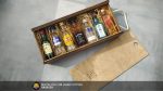 Miniature Bottle Slider Box: Laser Cut Files (SVG, PDF, CDR)