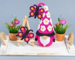Crochet patterns Gnome with Butterfly, Crochet butterfly pattern, Gnome amigurumi pattern, Crochet gnome pattern with crochet flowers - Image 4