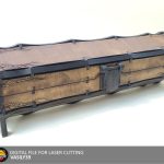 Vampire Chest Laser Cut Files: Gothic Box SVG, PDF, CDR (Digital Product)