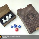 Dice & Hero Box Laser Cut Files: Royal Set SVG, PDF, CDR (Digital Product)