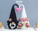 Crochet patterns gnomes groom and bride, Crochet wedding decor pattern, Wedding Crochet gift pattern, Crochet wedding ornaments - Image 3
