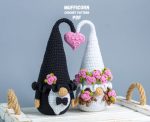 Crochet patterns bundle gnomes groom and bride, Crochet wedding decor pattern, Crochet keychains pattern, Crochet wedding ornaments - Image 3