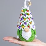 Christmas Crochet patterns Reindeer Gnomes and Christmas tree gnome, Crochet winter gnome pattern, Crochet Christmas ornaments pattern - Image 4