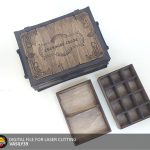 Celtic Jewelry Box Laser Cut Files: SVG, PDF, CDR (Digital Product)