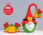 Crochet patterns bundle Christmas gnomes, Crochet winter gnome pattern, Christmas crochet decorations, Crochet Christmas ornaments pattern - Image 2
