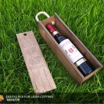 Laser Cut Wine Box SVG: 750ml Bottle, CNC Files (Digital Product)