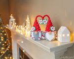 Crochet patterns Christmas gnomes with poinsettia, Christmas crochet gnome pattern, Crochet winter decor pattern, Crochet flowers pattern - Image 3