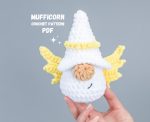 Crochet patterns Gnomes Angels, Plush Crochet keychain amigurumi pattern, Valentines day crochet pattern,  Easy crochet amigurumi pattern - Image 3