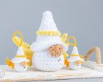 Crochet patterns Gnomes Angels, Plush Crochet keychain amigurumi pattern, Valentines day crochet pattern,  Easy crochet amigurumi pattern - Image 10