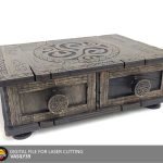 Laser Cut Chest of Drawers: Tarot Card Storage (SVG, PDF, CDR)
