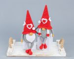 Crochet patterns Valentine gnomes with heart and arrow, Crochet gnomes couple amigurumi pattern, Crochet gnome pattern, Crochet couple gifts - Image 9