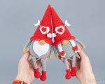 Crochet patterns Valentine gnomes with heart and arrow, Crochet gnomes couple amigurumi pattern, Crochet gnome pattern, Crochet couple gifts - Image 7