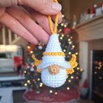 Crochet patterns Gnomes Angels, Plush Crochet keychain amigurumi pattern, Valentines day crochet pattern,  Easy crochet amigurumi pattern - Image 6