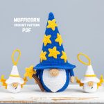 Crochet patterns bundle Gnomes Angels crochet keychains and wizard gnome, Crochet amigurumi pattern, Crochet Valentines day pattern