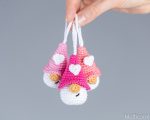 Crochet patterns amigurumi keychain gnome with crochet flower, Crochet keychain amigurumi pattern, Easter crochet pattern - Image 10