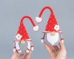 Mufficorn Crochet patterns gnomes with hearts and envelopes, Crochet gnome amigurumi pattern, Crochet valentine gnome patterns - Image 8