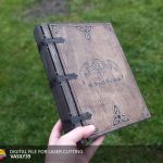 Laser Cut Book Box SVG, CNC Plywood Files (Digital Product)