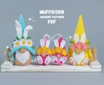 Easter crochet patterns bundle Easter Bunny keychains with Crochet bunny gnomes, Crochet gnome bunny amigurumi pattern, Crochet Easter decor