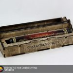 Cigar Gift Box, Laser Cut Files SVG PDF CDR (Digital Product)