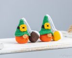 Crochet patterns St Patricks day gnomes keychains, Leprechaun crochet gnomes amigurumi pattern, Fathers day lucky crochet decor pattern - Image 5