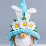 Easter crochet patterns bundle Easter Bunny keychains with Crochet bunny gnomes, Crochet gnome bunny amigurumi pattern, Crochet Easter decor - Image 10