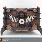 Mimic Monster Chest: Laser Cut Files (SVG, PDF, CDR)