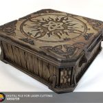 Laser Cut Magical Ornament Box SVG DXF CDR (Digital Product)