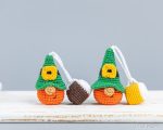 Crochet patterns St Patricks day gnomes keychains, Leprechaun crochet gnomes amigurumi pattern, Fathers day lucky crochet decor pattern - Image 4