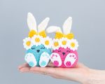 Crochet patterns Easter bunny, Crochet bunny amigurumi pattern, Easter amigurumi bunny pattern with crochet flower, Crochet animals - Image 7