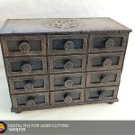 Laser Cut Chest of Drawers SVG PDF CDR: Tarot Card Storage (Digital Product)