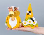 Crochet patterns bundle flower gnomes, Crochet gnome pattern, Crochet bee amigurumi pattern, Summer crochet decor, - Image 8