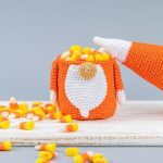 Halloween Crochet amigurumi patterns bundle Gnome candy corn and crochet keychains, Halloween crochet keychain gnome amigurumi pattern - Image 8