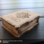 Mini Laser Cut Box SVG: Plywood Jewelry Box Design (Digital Product)