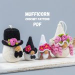 Crochet patterns bundle gnomes groom and bride, Crochet wedding decor pattern, Crochet keychains pattern, Crochet wedding ornaments